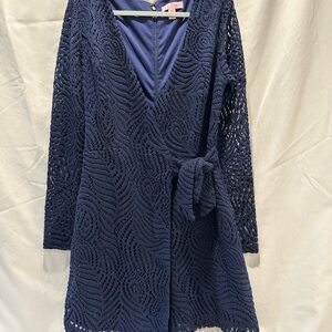 Lilly Pulitzer Lace NavyDress/Romper